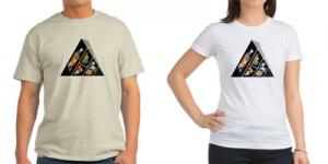 Fallen Food Pyramid Men's and Women's T-Shirts T-Shirts